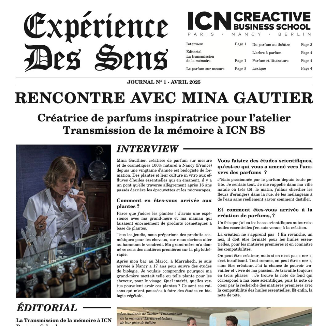 Minalys x ICN : quand Haute Parfumerie et Grande Ecole de Commerce s’unissent